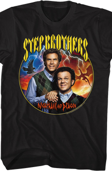 Nighthawk And Dragon Step Brothers T-Shirt