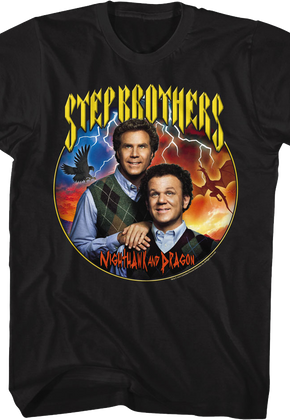 Nighthawk And Dragon Step Brothers T-Shirt