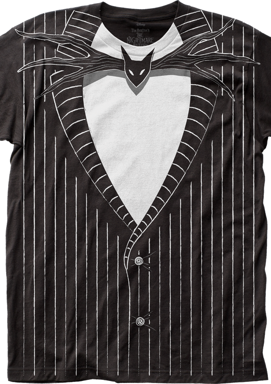 Nightmare Before Christmas Jack Skellington Costume T-Shirt - main product image