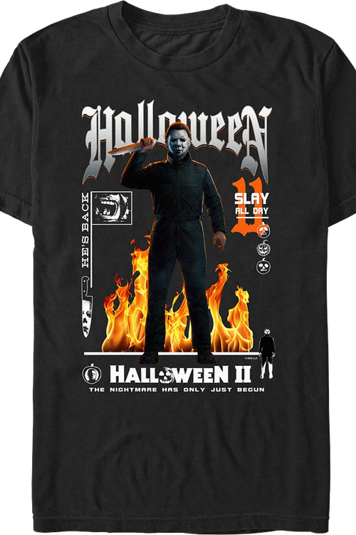 Nightmare Flames Halloween II T-Shirtmain product image