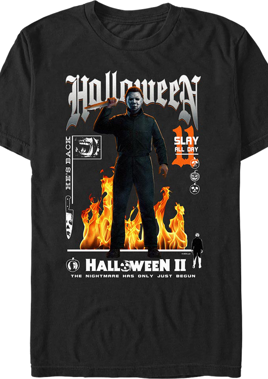 Nightmare Flames Halloween II T-Shirt - main product image