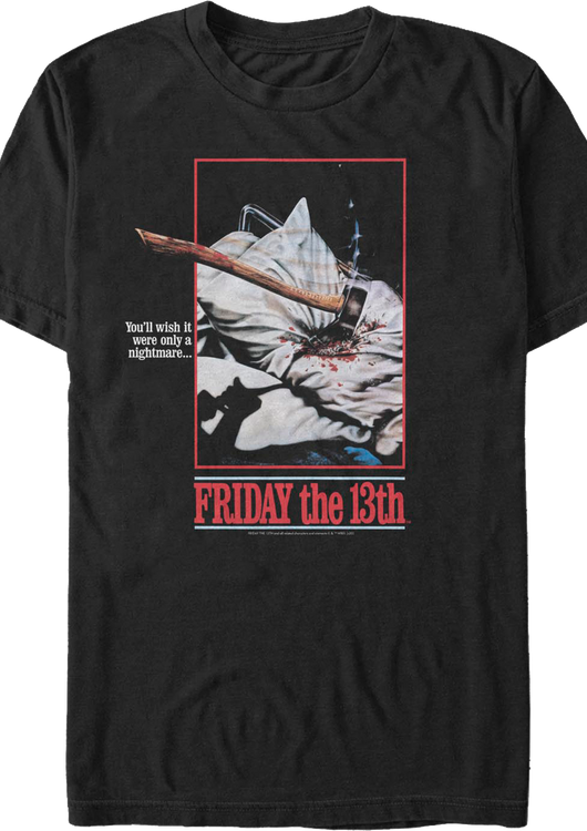 Nightmare Poster Friday the 13th T-Shirt - main product image