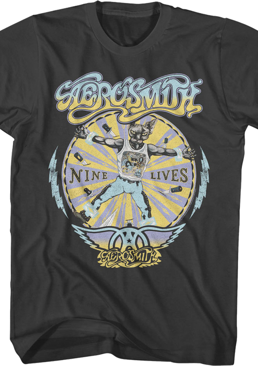 Nine Lives Aerosmith T-Shirt - main product image