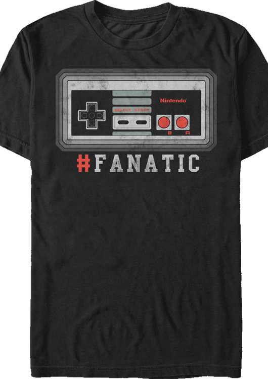 Nintendo Controller Fanatic T-Shirt - main product image