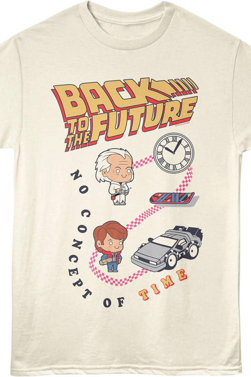 No Concept Of Time Back To The Future T-Shirtmain product image