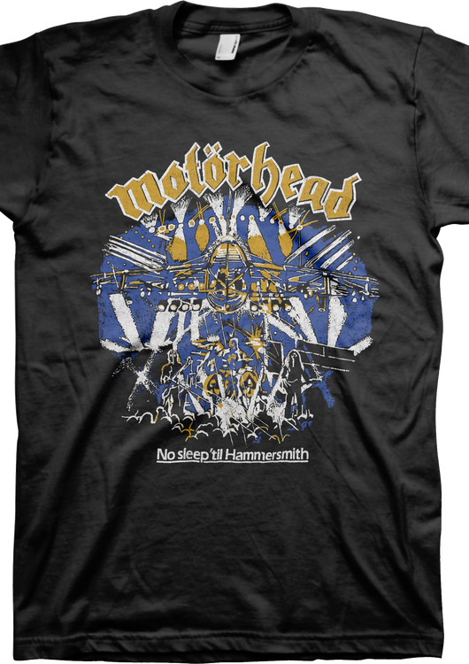 No Sleep 'Til Hammersmith Motorhead T-Shirt - main product image