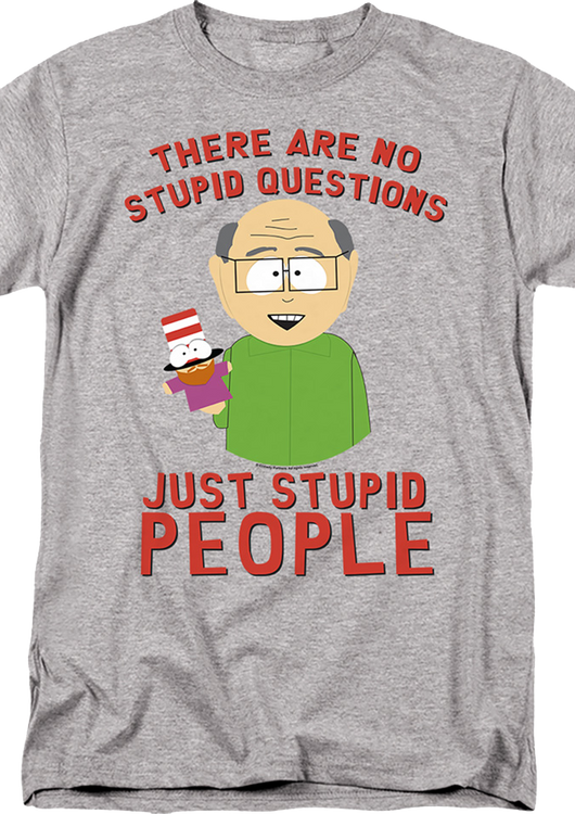 No Stupid Questions South Park T-Shirt - main product image