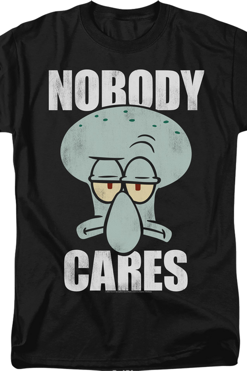 Nobody Cares SpongeBob SquarePants T-Shirtmain product image