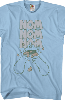 Nom Nom Nom Cookie Monster T-Shirt