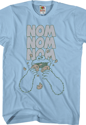 Nom Nom Nom Cookie Monster T-Shirt
