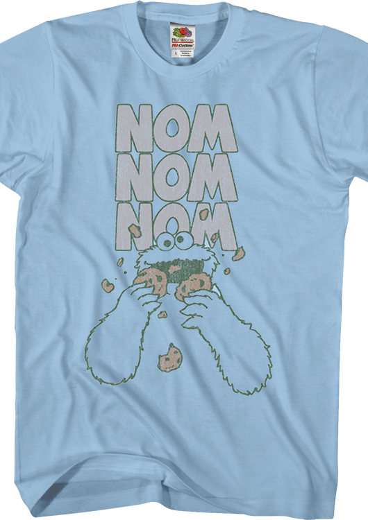 Nom Nom Nom Cookie Monster T-Shirt - main product image