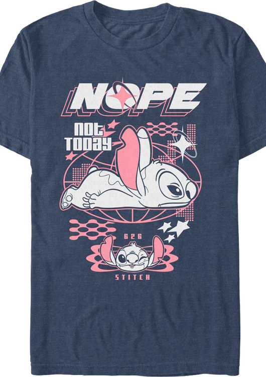 Nope Not Today Lilo & Stitch Disney T-Shirt - main product image