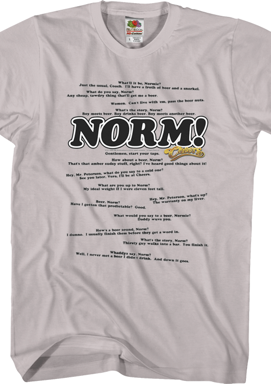 Normisms Cheers T-Shirt - main product image