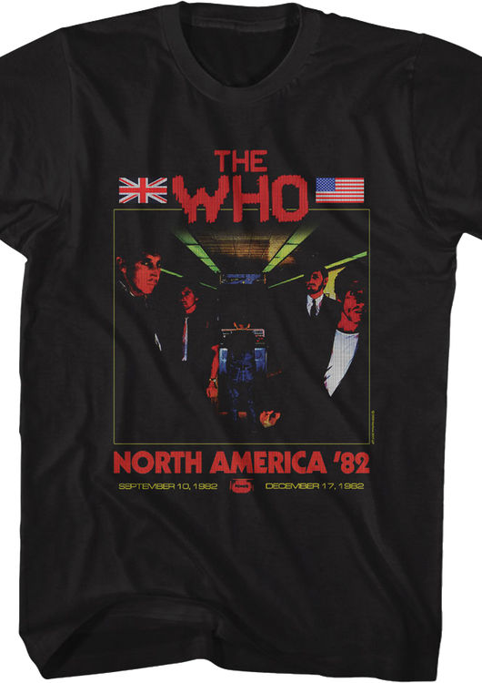 North America '82 Tour The Who T-Shirt - main product image