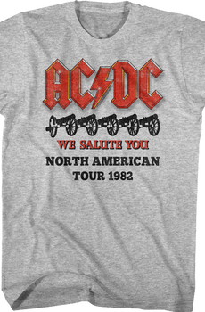 North American Tour 1982 ACDC Shirt