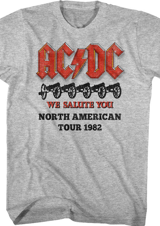 North American Tour 1982 ACDC Shirt - main product image
