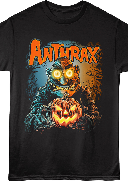 Not Man Jack-o'-Lantern Anthrax T-Shirt - main product image