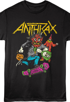 Not Man Stealing Candy Anthrax T-Shirt