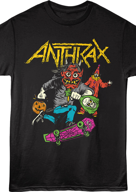 Not Man Stealing Candy Anthrax T-Shirt - main product image
