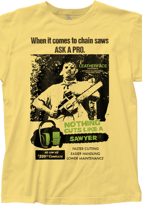 Nothing Cuts Like A Sawyer Texas Chainsaw Massacre T-Shirt