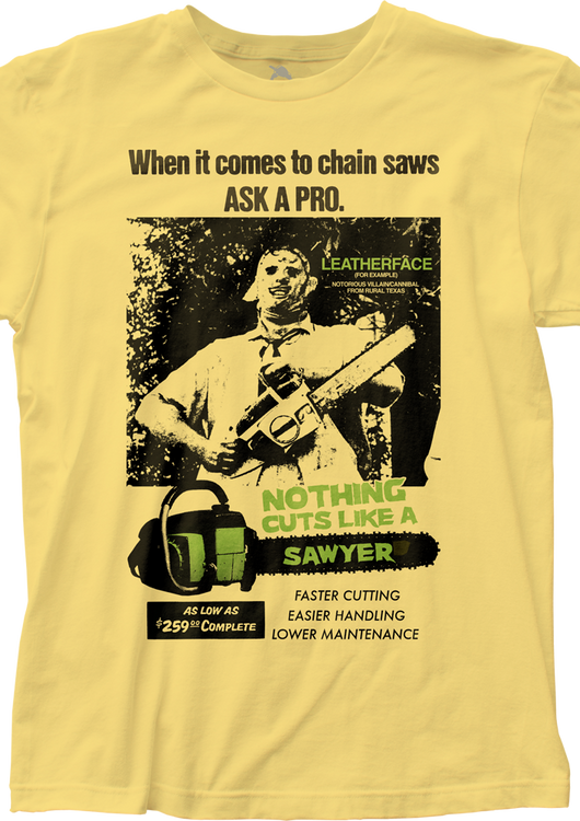 Nothing Cuts Like A Sawyer Texas Chainsaw Massacre T-Shirt - main product image