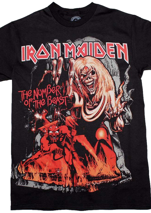 Rockline Number Of The Beast Iron Maiden T-Shirt - main product image