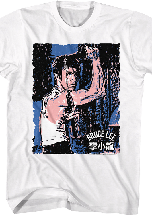 Nunchucks Artwork Bruce Lee T-Shirt - main product image