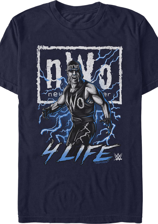 nWo 4 Life Hollywood Hogan T-Shirt - main product image