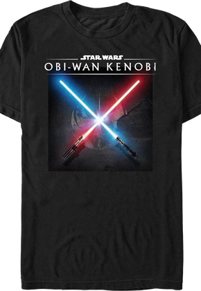 Obi-Wan Kenobi Darth Vader Crossed Lightsabers Star Wars T-Shirt