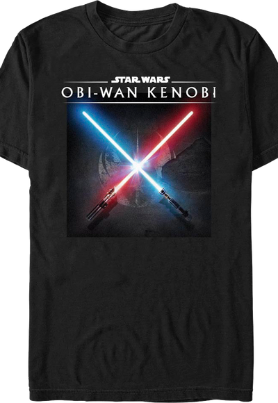 Obi-Wan Kenobi Darth Vader Crossed Lightsabers Star Wars T-Shirt
