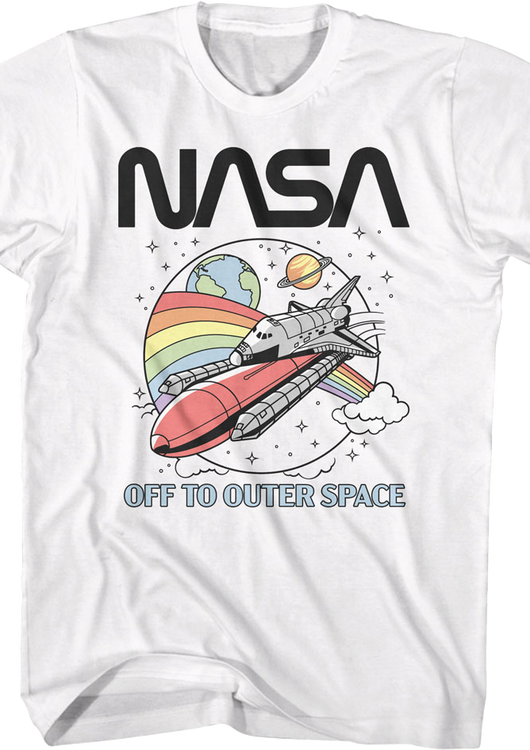 Off To Outer Space NASA T-Shirt - main product image