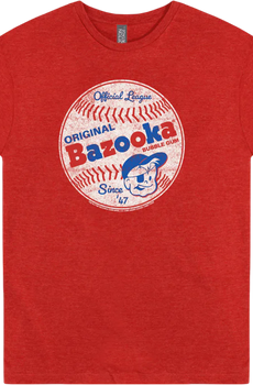 Official League Baseball Bazooka Bubble Gum T-Shirt