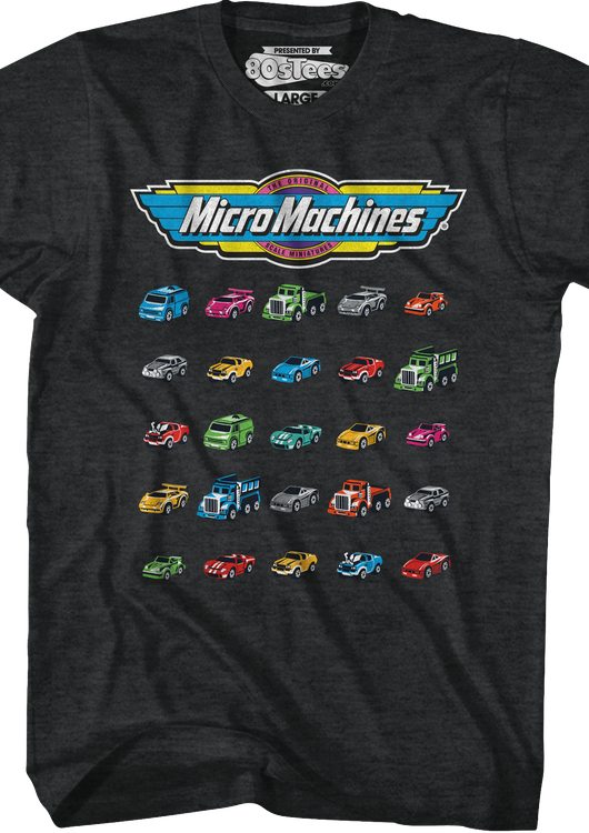 OG Line Up Micro Machines T-Shirt - main product image