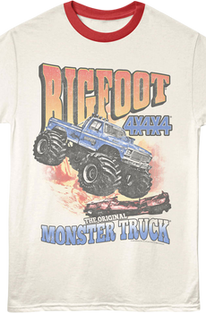 OG Monster Truck Bigfoot Ringer Shirt