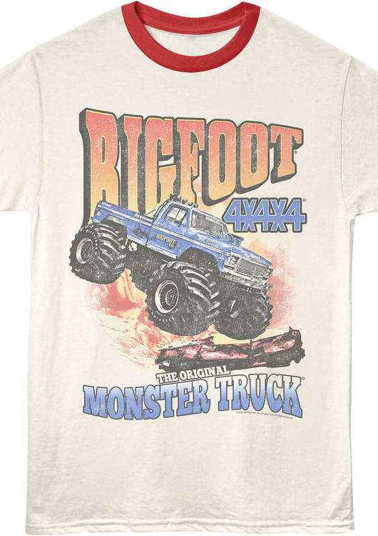 OG Monster Truck Bigfoot Ringer Shirt - main product image
