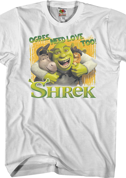 Ogres Need Love Too Shrek T-Shirt - main product image