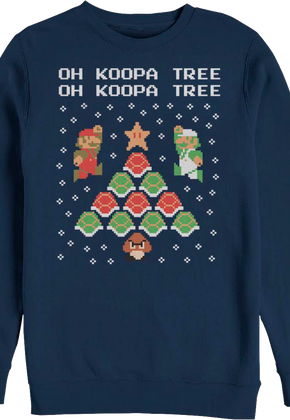 Oh Koopa Tree Super Mario Bros. Christmas Sweatshirt