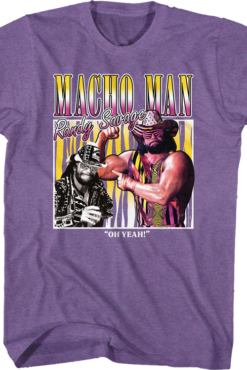 Oh Yeah Collage Macho Man Randy Savage T-Shirt - main product image