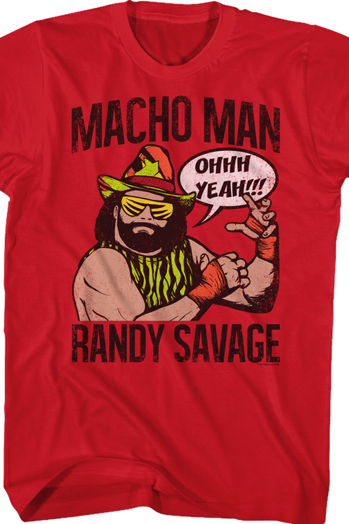 Ohhh Yeah Macho Man Randy Savage T-Shirtmain product image