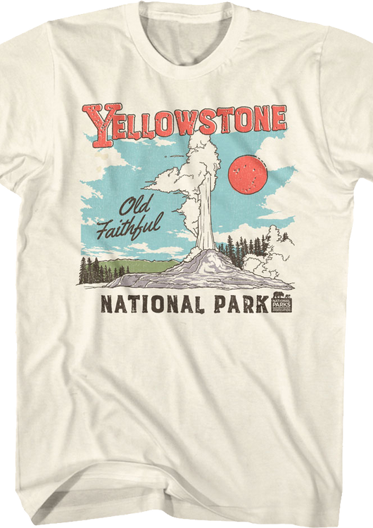 Old Faithful Yellowstone National Park T-Shirt - main product image