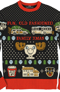 Old Fashioned Christmas Vacation Ugly Sweater