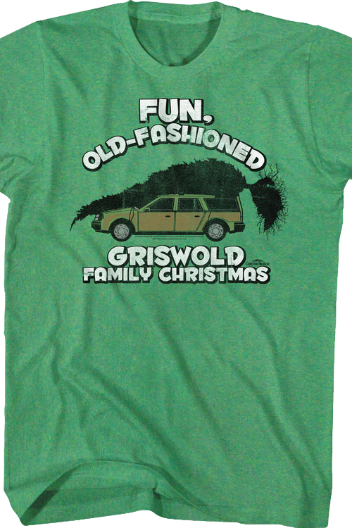 Griswold's Old Fashioned Retro Family Christmas T-Shirt Griswold's Old Fashioned Retro Family Christmas T-Shirt