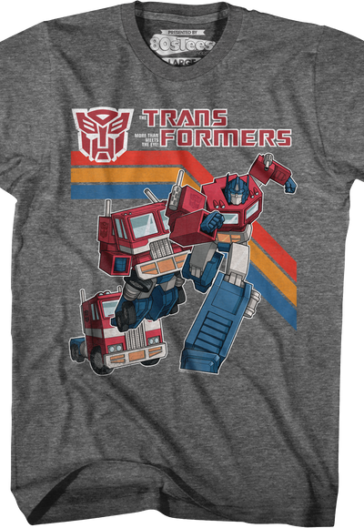 Old School Optimus Prime Transformers T-Shirt
