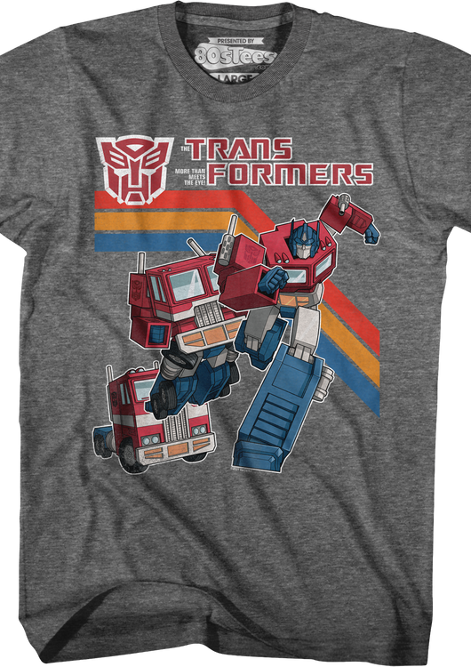 Old School Optimus Prime Transformers T-Shirt - main product image
