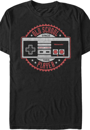 Old School Player Nintendo T-Shirt
