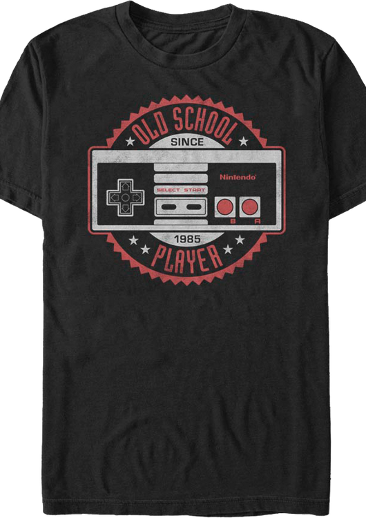 Old School Player Nintendo T-Shirt - main product image