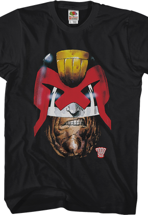 Old Stony Face Judge Dredd T-Shirt