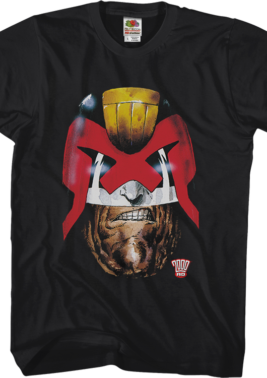 Old Stony Face Judge Dredd T-Shirt - main product image