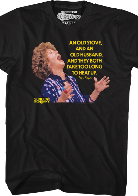 Old Stove Old Husband Three's Company T-Shirt - main product image
