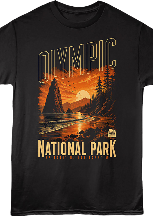 Sunset Olympic National Park T-Shirt - main product image
